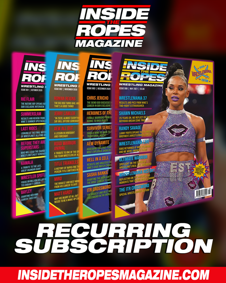 Monthly Rolling Subscription (Available WORLDWIDE) β Inside The Ropes ...